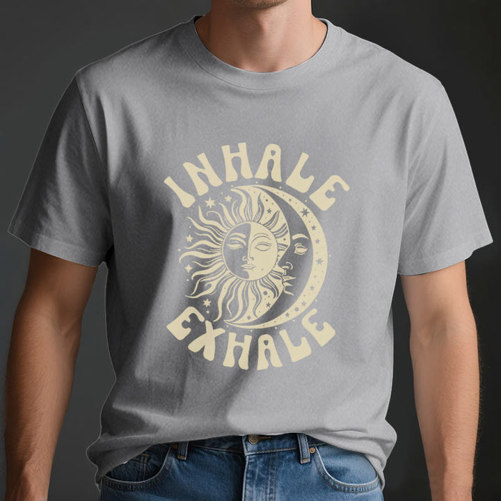 T-shirt Olivenorma « INHALE EXHALE » Soleil et Lune - image 3