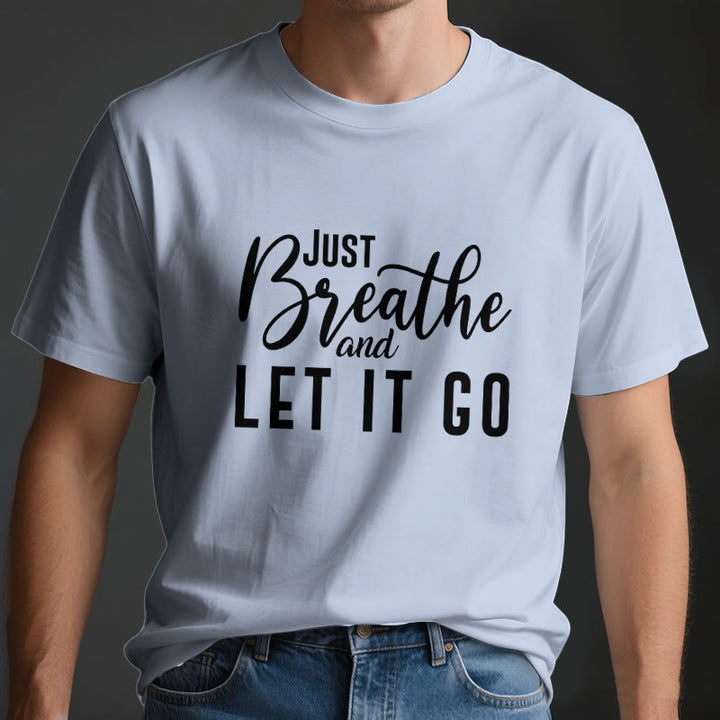T-shirt spirituel Olivenorma « RESPIREZ ET LAISSER ALLER » - image 4
