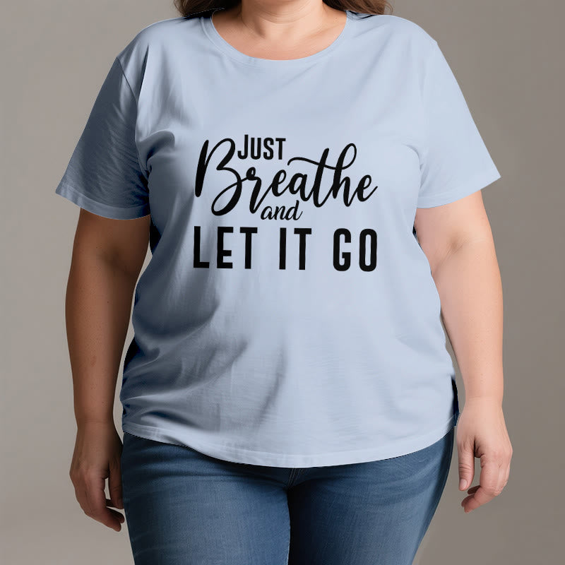 T-shirt spirituel Olivenorma « RESPIREZ ET LAISSER ALLER » - image 2