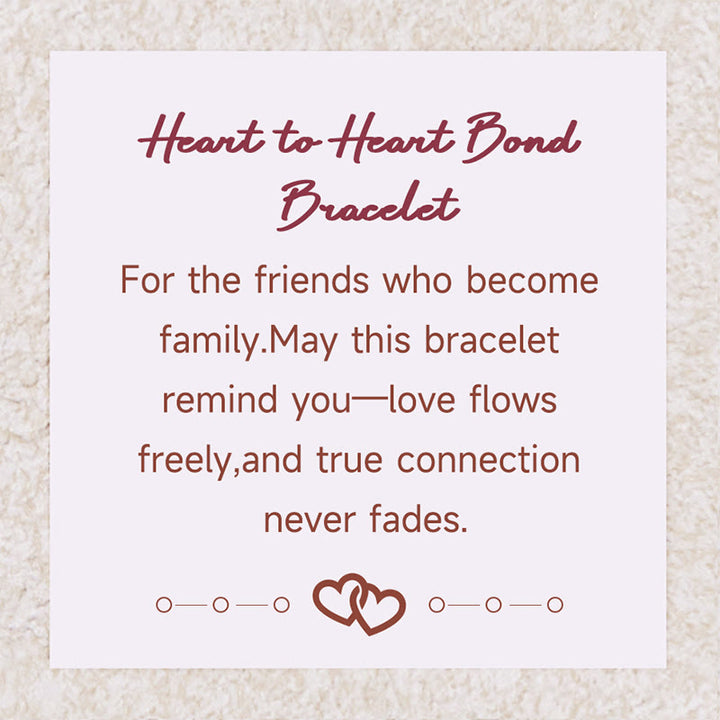 Bracelet Olivenorma « Heart to Heart Link » en tourmaline et perles