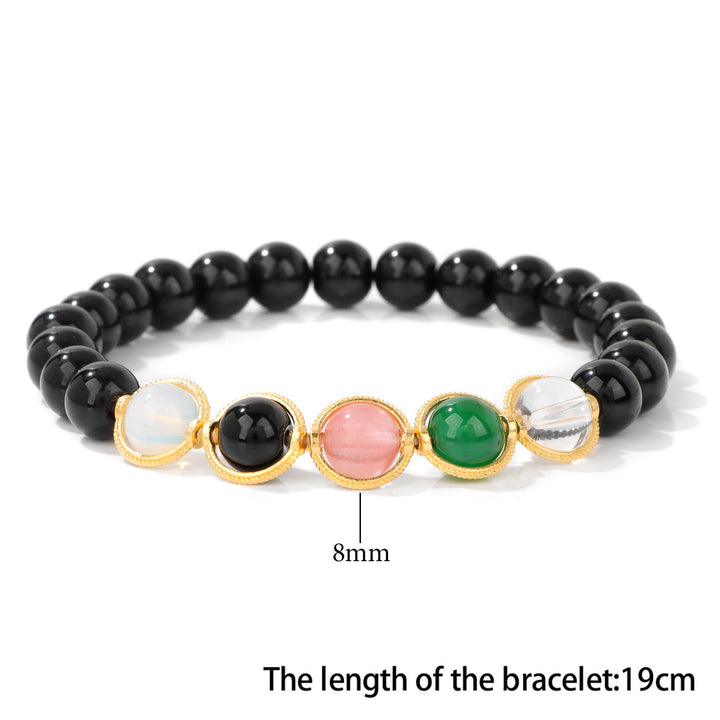 Bracelet Olivenorma en perles de grenat de 8 mm - image 11