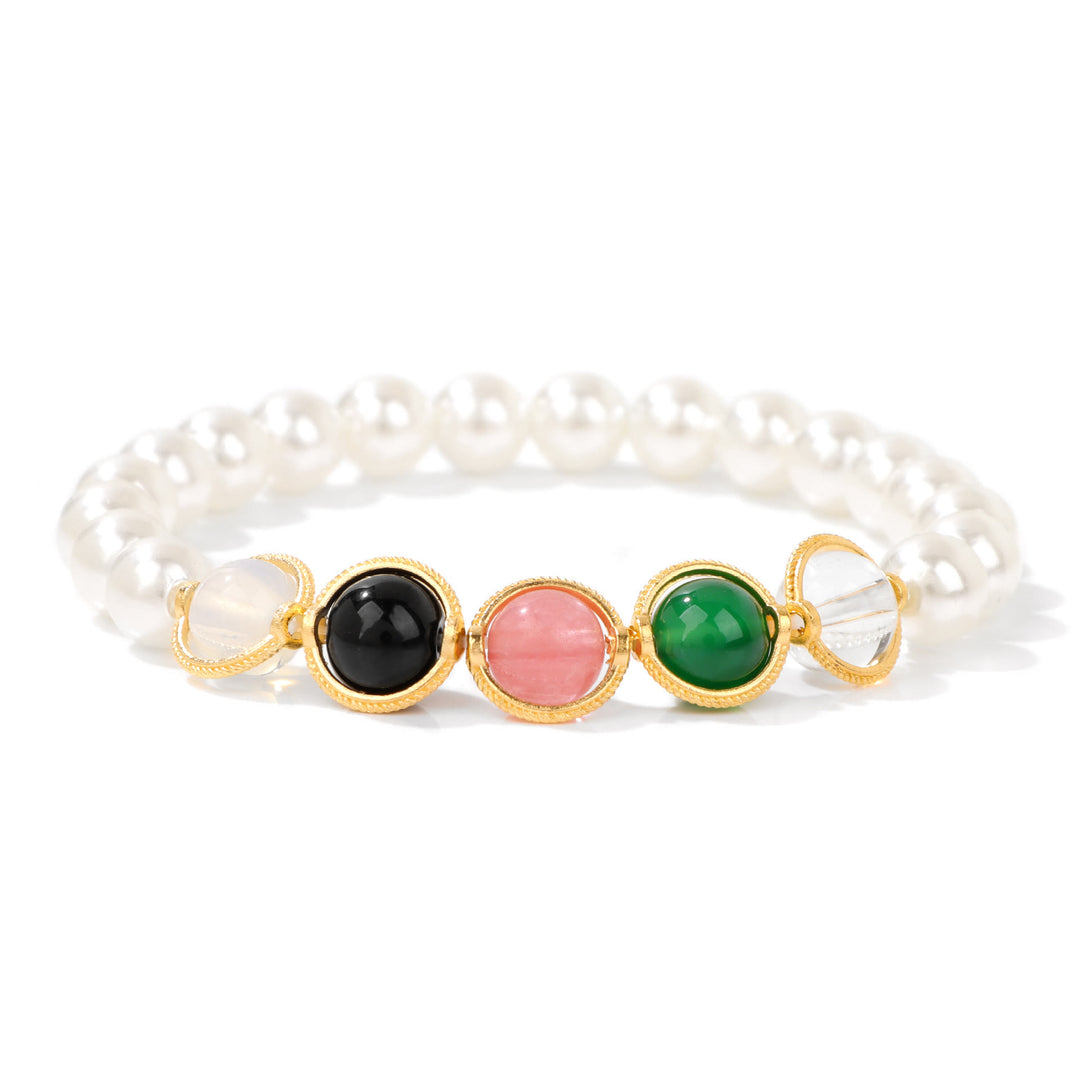Bracelet Olivenorma en perles de grenat de 8 mm - Perle - image 2