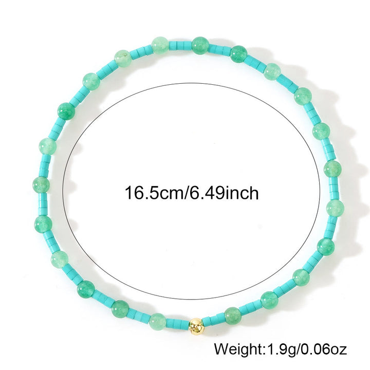 Bracelet élastique extensible Olivenorma Mini Beads Gemstone - image 4