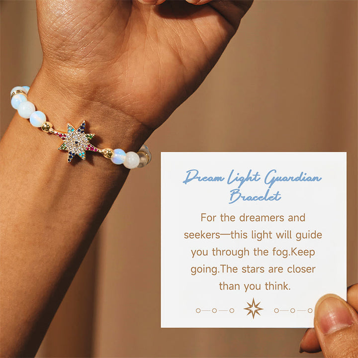 Bracelet Étoile Opalite Olivenorma « Gardien de la Lumière des Rêves »