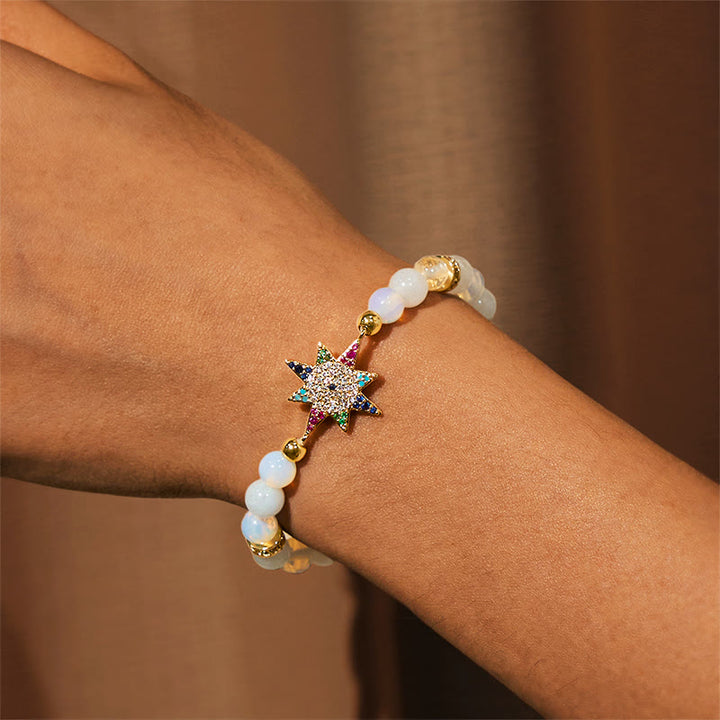 Bracelet Étoile Opalite Olivenorma « Gardien de la Lumière des Rêves »