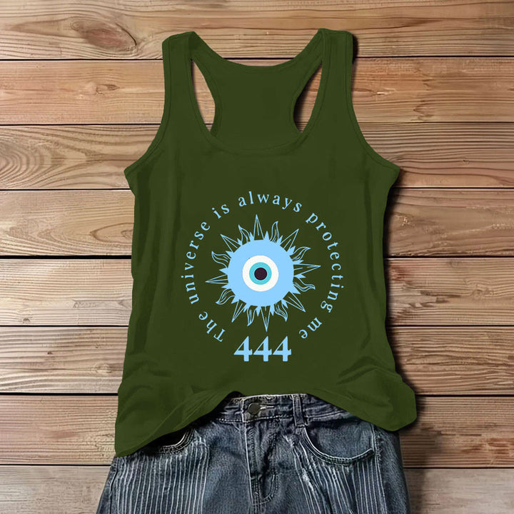 T-shirt spirituel Olivenorma « 444 » contre le mauvais œil et la protection contre le mal - Vert - 3XL - image 12