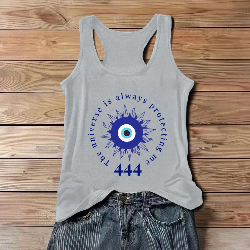 T-shirt spirituel Olivenorma « 444 » contre le mauvais œil et la protection contre le mal - Gris - 3XL - image 7