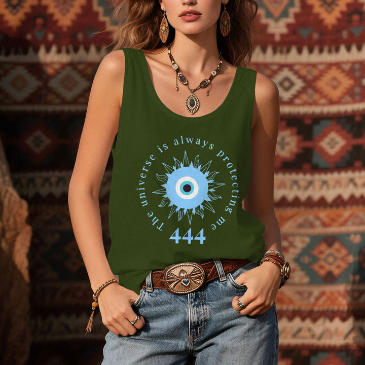 T-shirt spirituel Olivenorma « 444 » contre le mauvais œil et la protection contre le mal - image 12