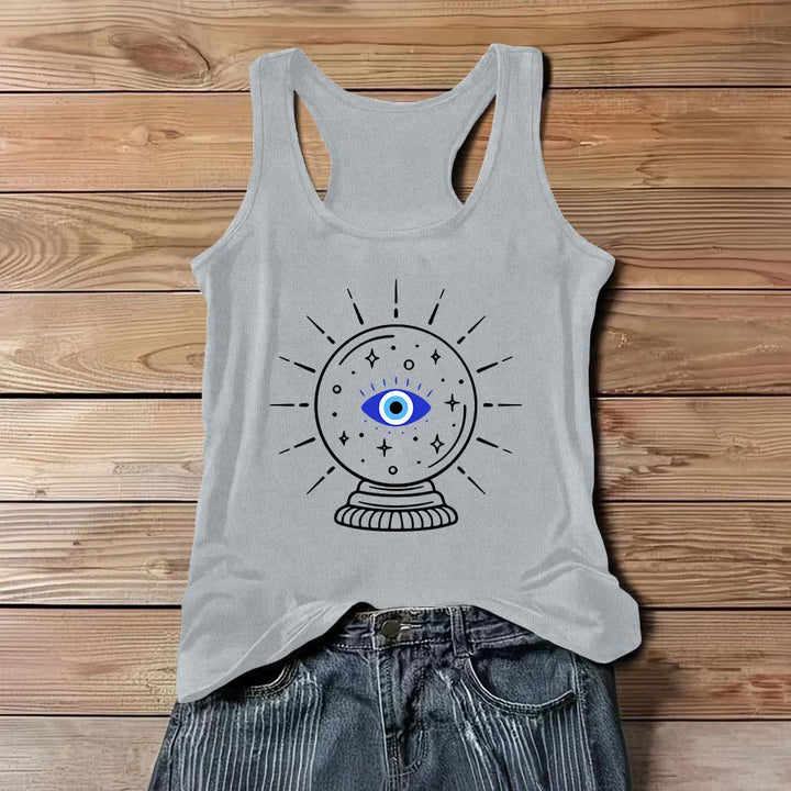 Débardeur doux dos nageur Olivenorma Magical Eye Crystal Ball Graphics - Gris - 3XL - image 7