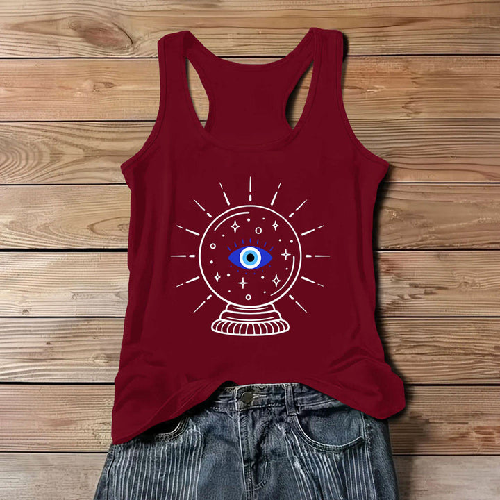 Débardeur doux dos nageur Olivenorma Magical Eye Crystal Ball Graphics - Rouge - 3XL - image 9