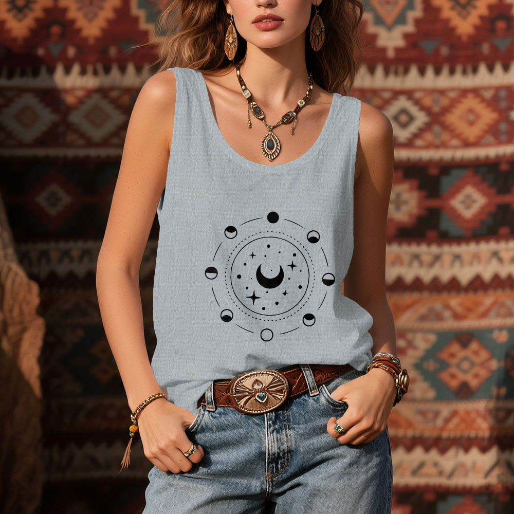 Débardeur dos nageur Olivenorma Celestial Moon Phases pour femme - image 9