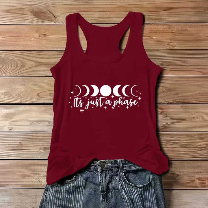 Olivenorma « Ce n'est qu'une phase » T-shirt doux et confortable avec pensées positives - Rouge - 3XL - image 9