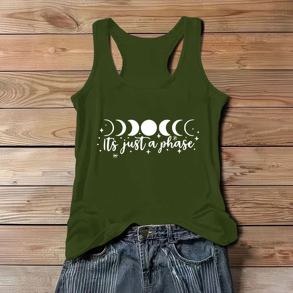 Olivenorma « Ce n'est qu'une phase » T-shirt doux et confortable avec pensées positives - Vert - 3XL - image 11