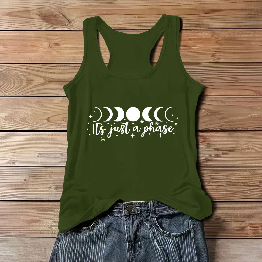 Olivenorma « Ce n'est qu'une phase » T-shirt doux et confortable avec pensées positives - Vert - 3XL - image 11