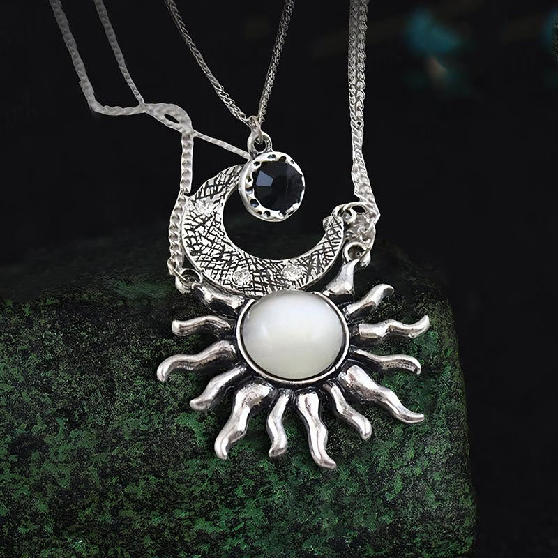 Collier Couronne Céleste d' Olivenorma Luna - Argent - image 1