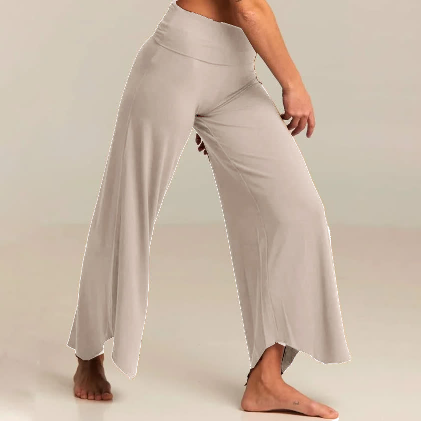 Pantalon de yoga court évasé taille haute Olivenorma - Apricot - 2XL - image 24