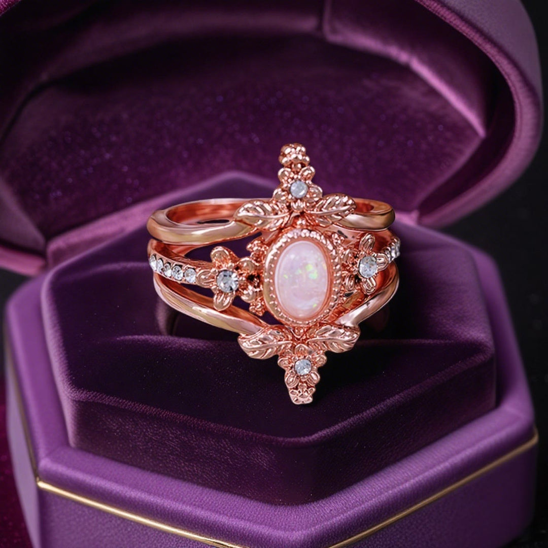 Ensemble de bagues Bloom d' Olivenorma Freya - image 4
