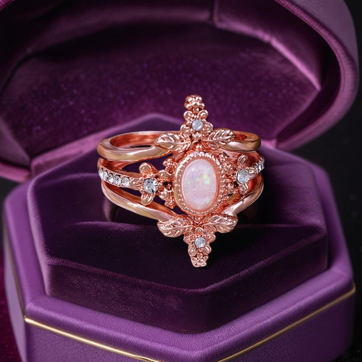 Ensemble de bagues Bloom d' Olivenorma Freya - image 4