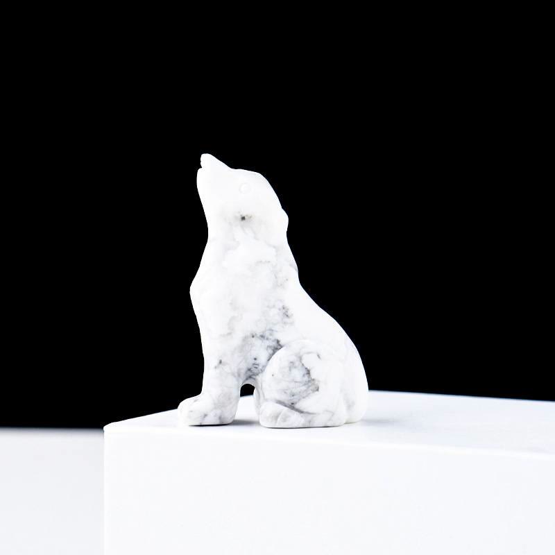 Décoration en pierres précieuses en cristal naturel Olivenorma Petit garçon loup - image 26