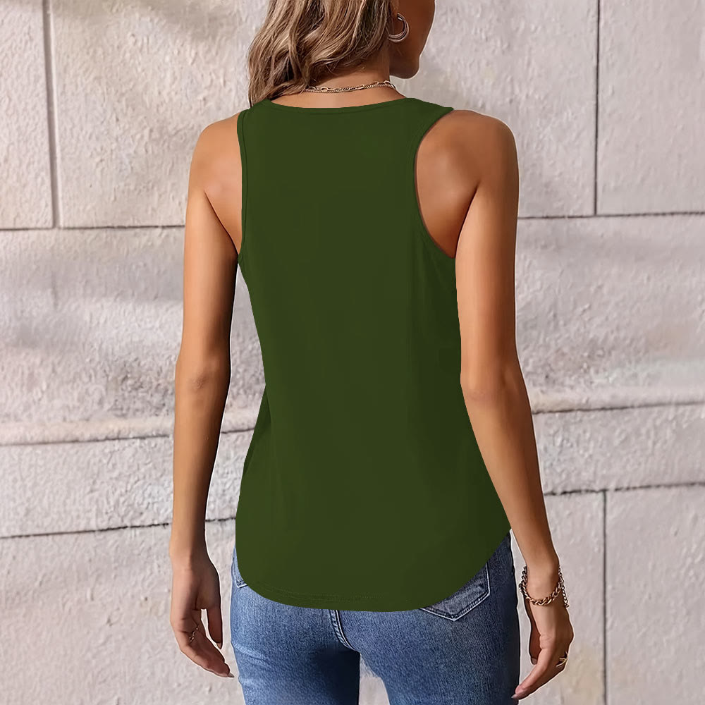 T-shirt spirituel Olivenorma « Faites du yoga et profitez de la vie » Débardeur doux sans manches pour femme - image 3