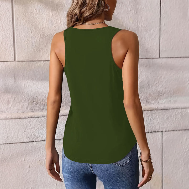 T-shirt spirituel Olivenorma « Faites du yoga et profitez de la vie » Débardeur doux sans manches pour femme - image 3