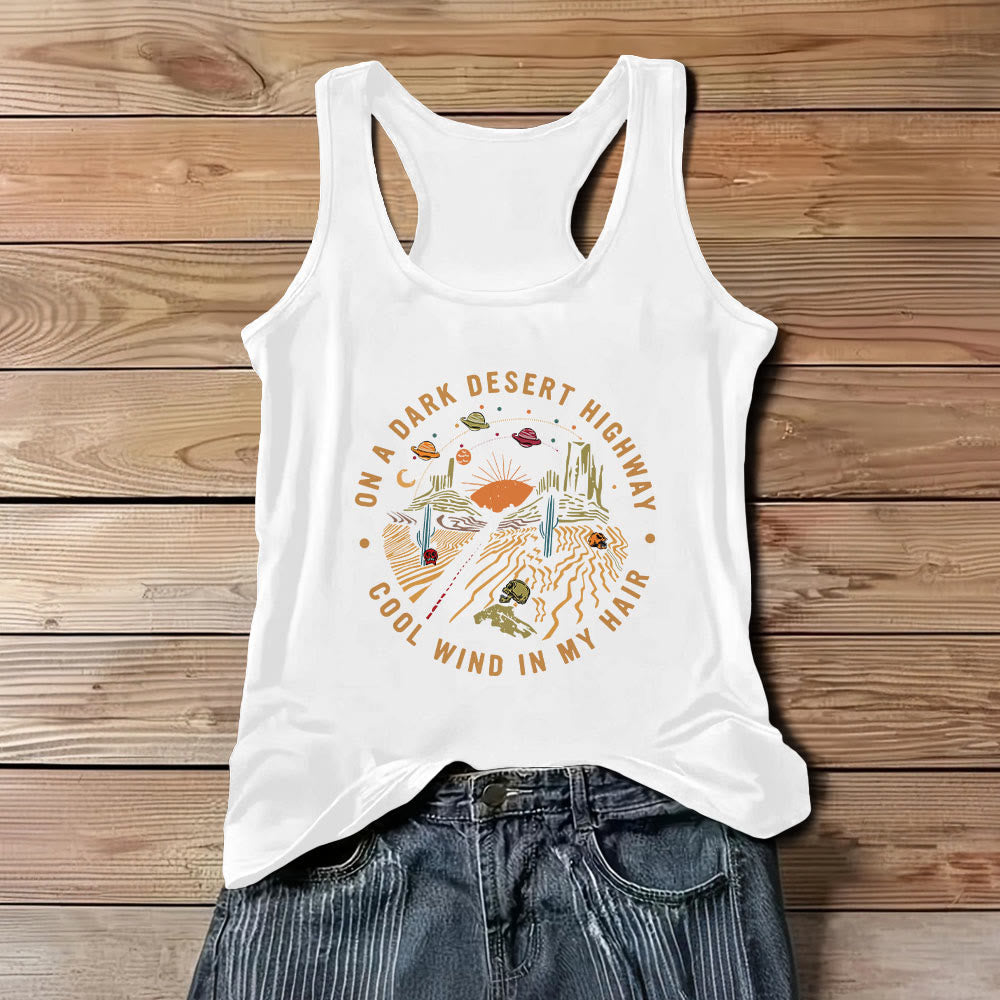 T-shirt décontracté d'été Olivenorma pour femme, col rond, sans manches - Blanc - 3XL - image 7