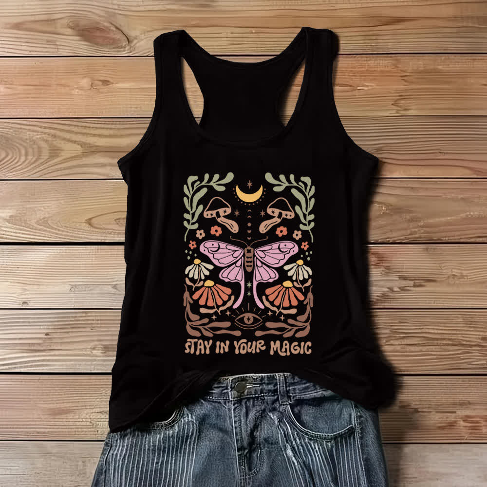 Débardeur Olivenorma Luna Moth - Noir - 3XL - image 4