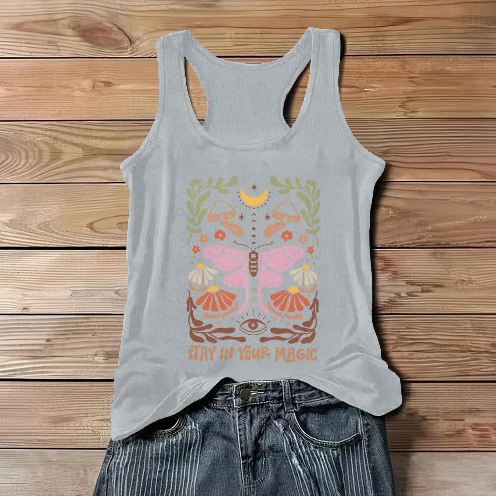 Débardeur Olivenorma Luna Moth - Gris - 3XL - image 0