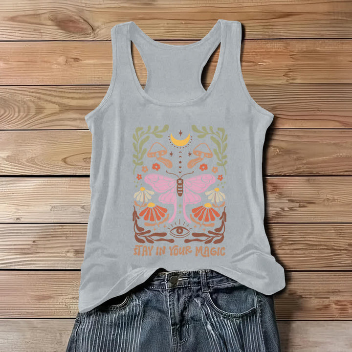 Débardeur Olivenorma Comfort Colors Luna Moth - Gris - 3XL - image 1