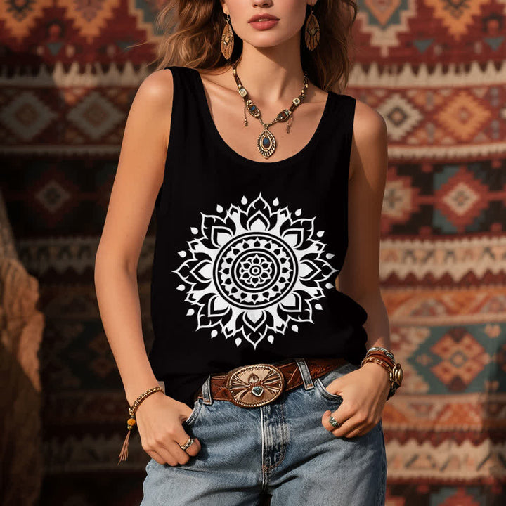 Débardeur fluide pour femme Olivenorma Boho Mandala - image 6