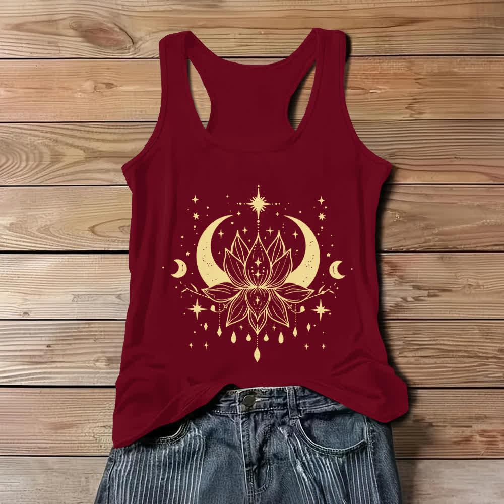 Débardeurs à dos nageur Olivenorma Yoga Lotus - Rouge - 3XL - image 6