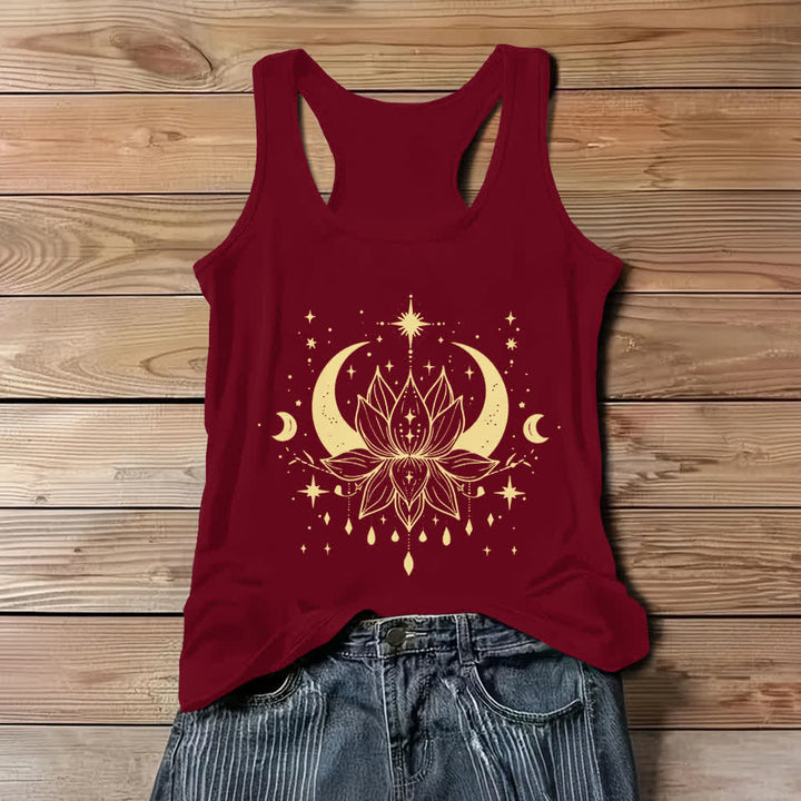 Débardeurs à dos nageur Olivenorma Yoga Lotus - Rouge - 3XL - image 6