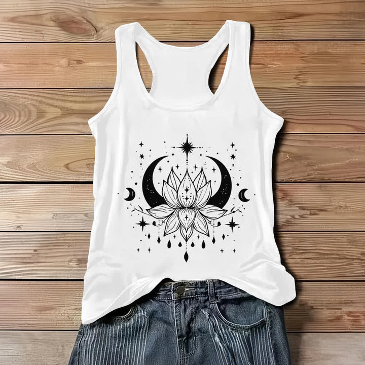 Débardeurs à dos nageur Olivenorma Yoga Lotus - Blanc - 3XL - image 3