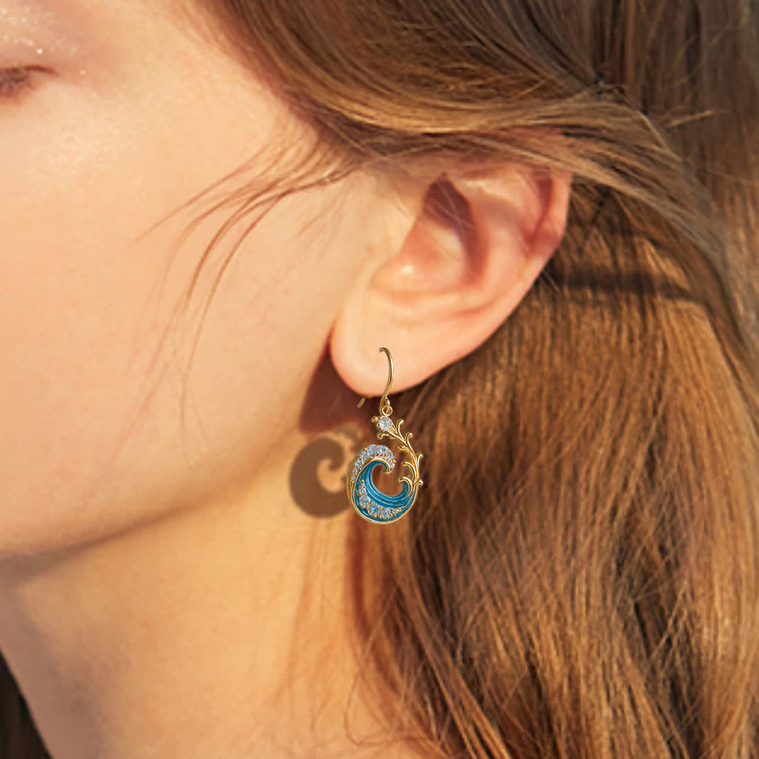 Olivenorma Elysian Tides – Boucles d'oreilles, collier et bague The Ocean Secret Wave - image 7