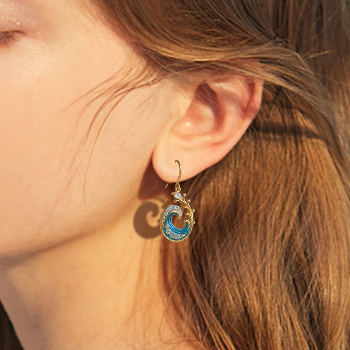 Olivenorma Elysian Tides – Boucles d'oreilles, collier et bague The Ocean Secret Wave - image 7