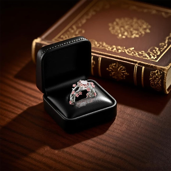 Bague en quartz rose Olivenorma Enchanted Sakura Grove - image 5