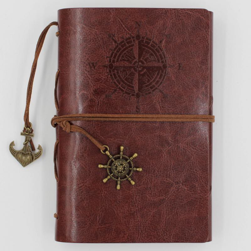 Journal avec couverture en cuir vintage Olivenorma - Terre de sienne - image 17