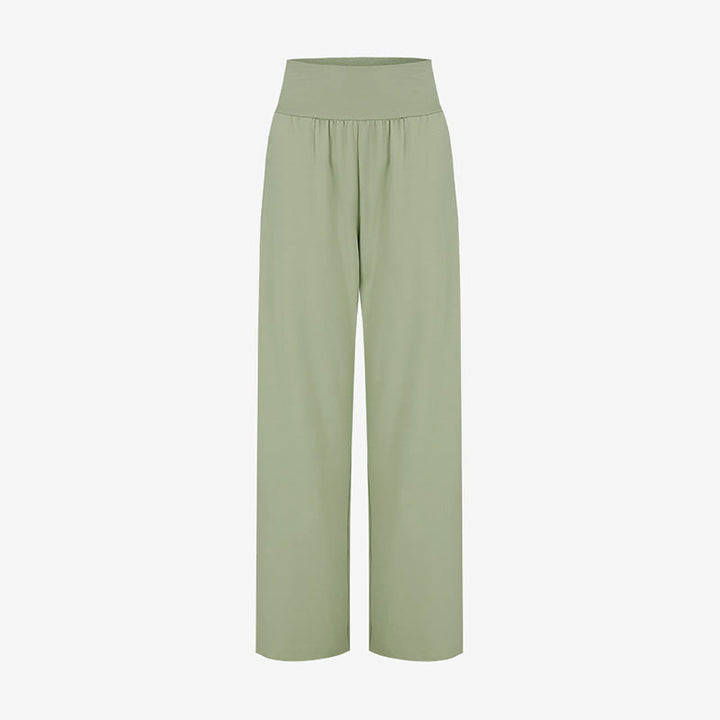 Pantalon de survêtement ample taille haute Olivenormafor, pantalon de yoga à jambes larges - image 14