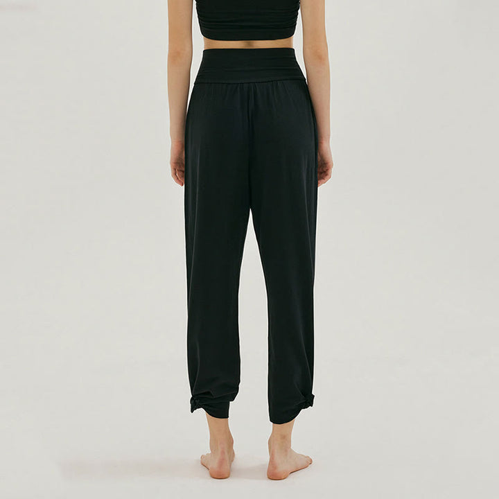 Pantalon de survêtement ample taille haute Olivenormafor, pantalon de yoga à jambes larges - image 8