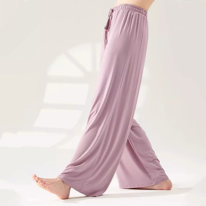 Pantalon de yoga Olivenorma Modal coupe droite et jambe large - image 6