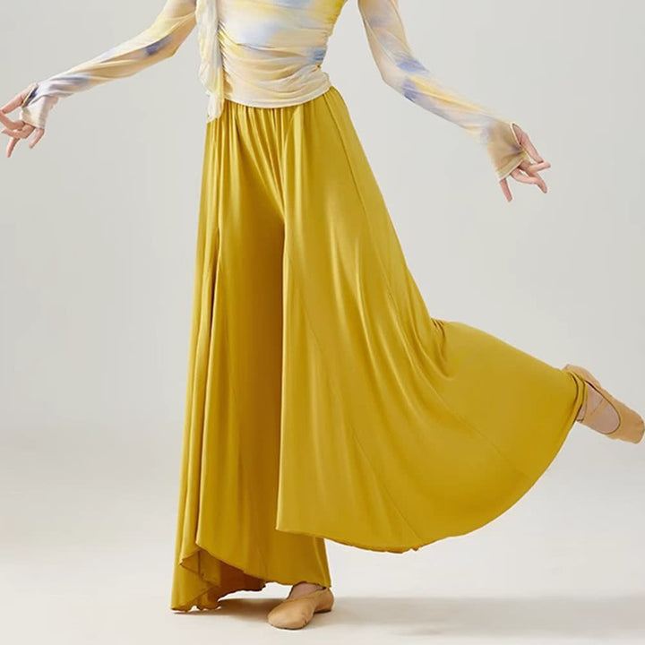Pantalon de yoga ample et fluide à volants en modal Olivenorma - image 2