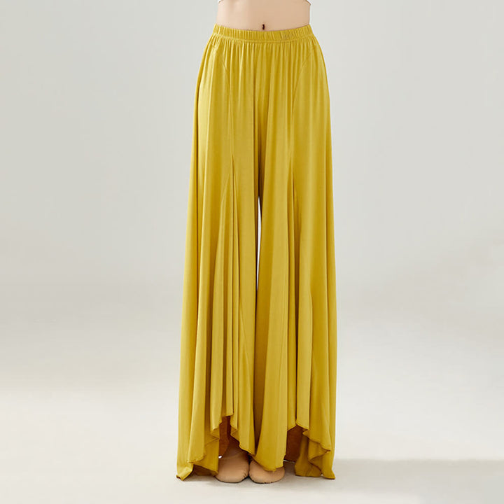 Pantalon de yoga ample et fluide à volants en modal Olivenorma - image 4