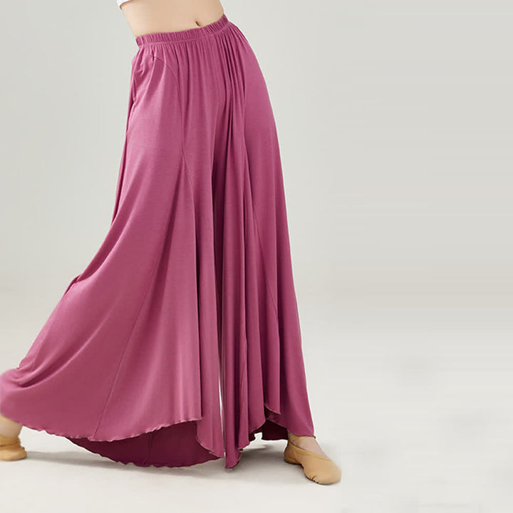 Pantalon de yoga ample et fluide à volants en modal Olivenorma - image 8