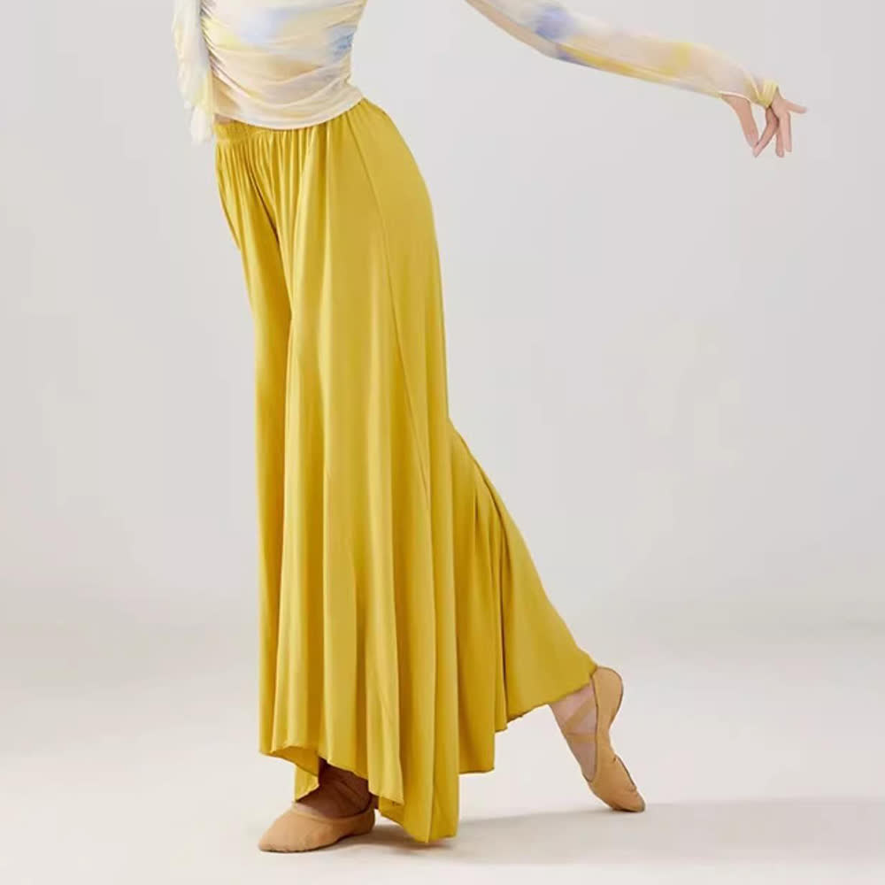 Pantalon de yoga ample et fluide à volants en modal Olivenorma - image 3