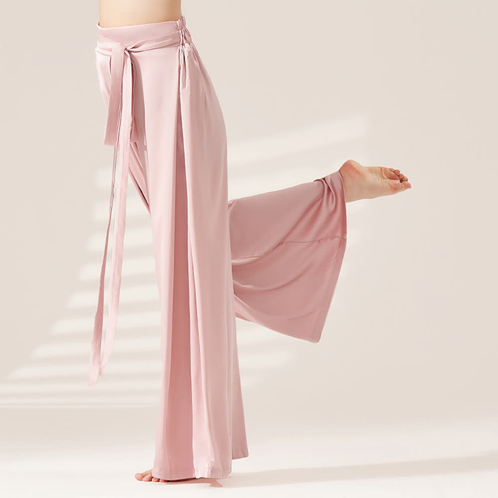 Olivenorma de yoga ample et fluide en polyester Olivenorma à jambes larges - Rose - XL - image 15
