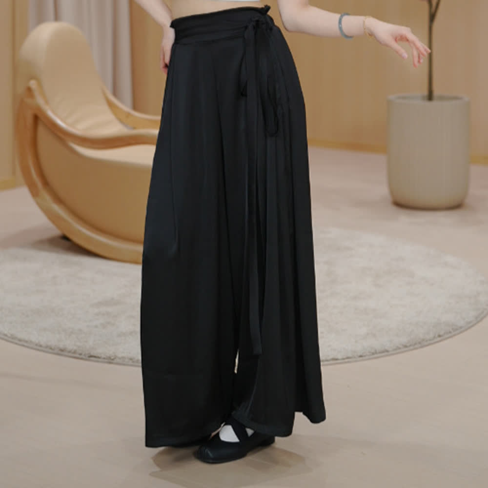 Olivenorma de yoga ample et fluide en polyester Olivenorma à jambes larges - Noir - XL - image 16