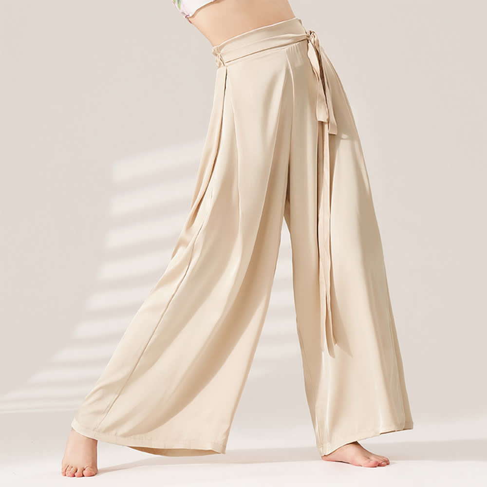 Olivenorma de yoga ample et fluide en polyester Olivenorma à jambes larges - Beige - XL - image 1