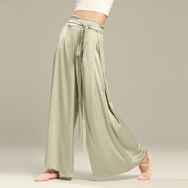 Olivenorma de yoga ample et fluide en polyester Olivenorma à jambes larges - image 5