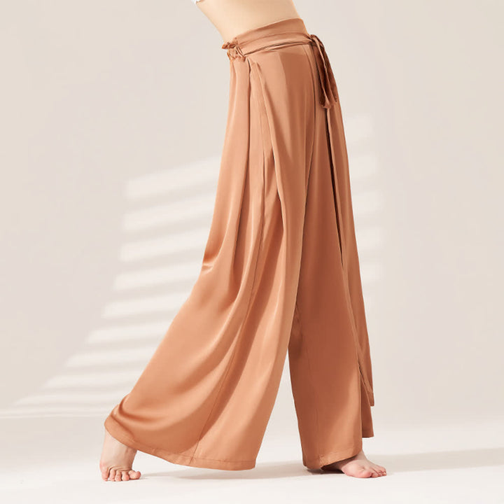 Olivenorma de yoga ample et fluide en polyester Olivenorma à jambes larges - Orange - XL - image 13