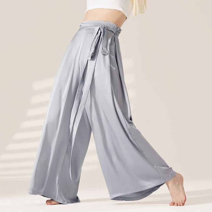 Olivenorma de yoga ample et fluide en polyester Olivenorma à jambes larges - Gris-bleu - XL - image 8